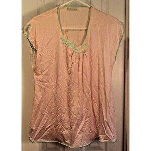 Vintage Collectibles by JC Penny SZ M Silk Pajama Top
